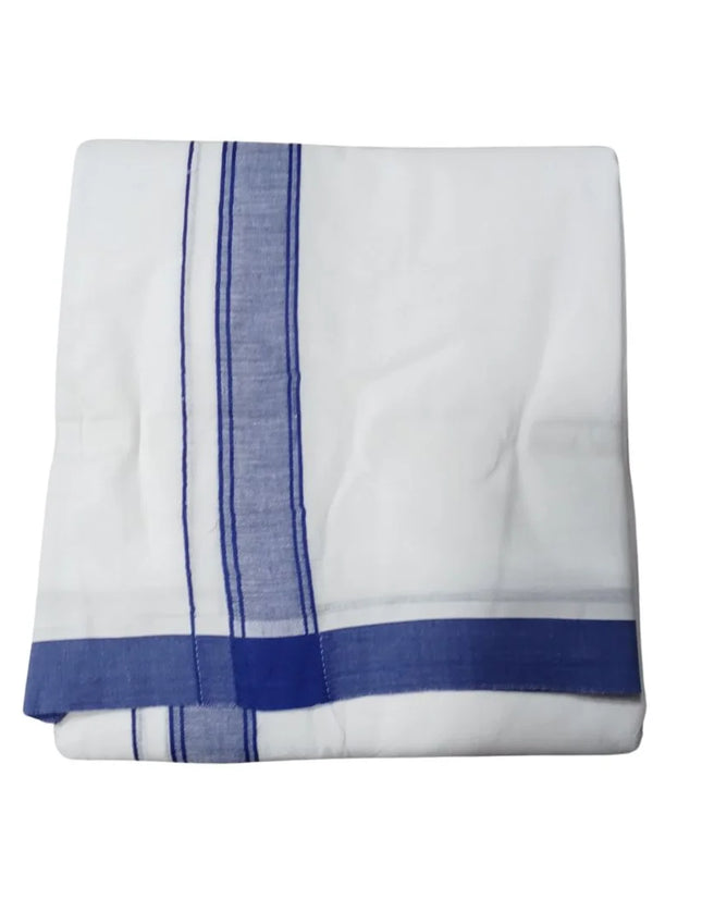 Men Pure Cotton 1 Inch Sarathy Panchakacham Dhoti-9x5