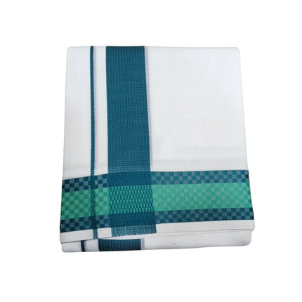Men Pure Cotton 3INCH Pattu Chess Panchakacham Dhoti-9x5