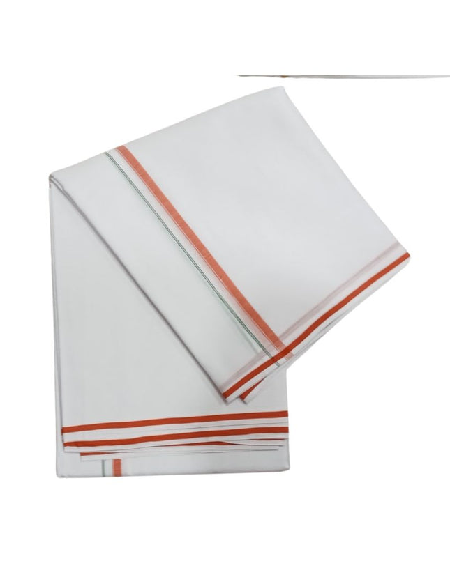 Men Pure Cotton Small Border Superfine Panchakacham Dhoti- 10x6