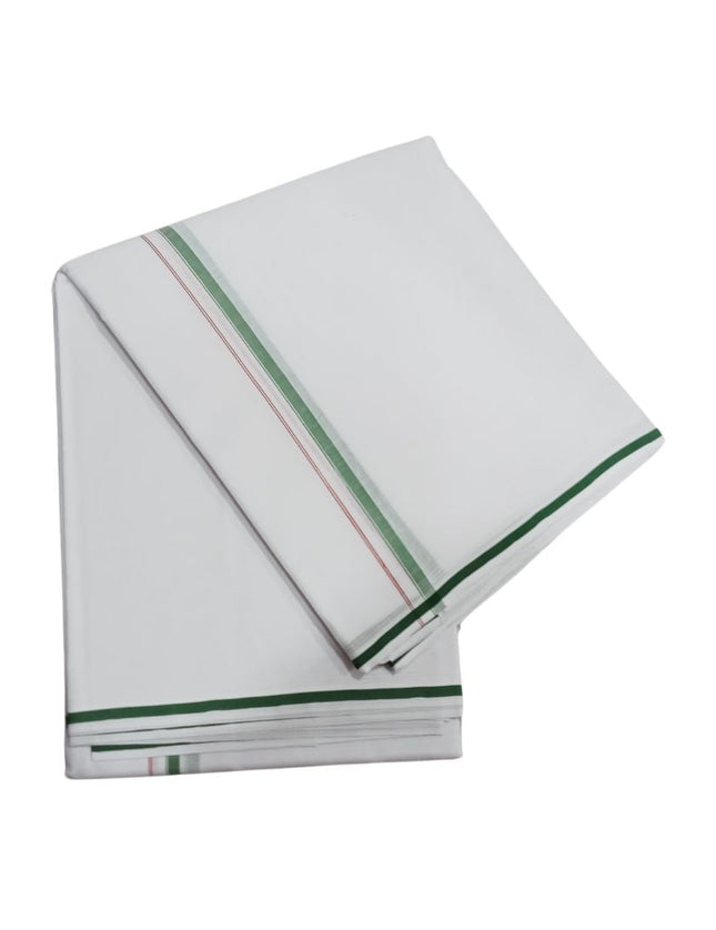 Men Pure Cotton Small Border Superfine Panchakacham Dhoti- 10x6
