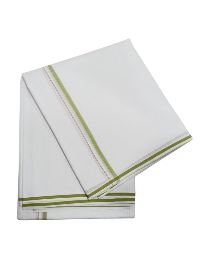 Men Pure Cotton Small Border Superfine Panchakacham Dhoti- 10x6