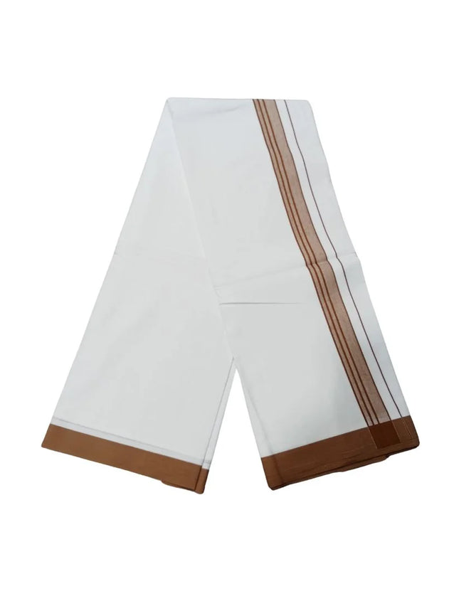 Men Pure Cotton d.no-600s Panchakacham Dhoti- 9x5