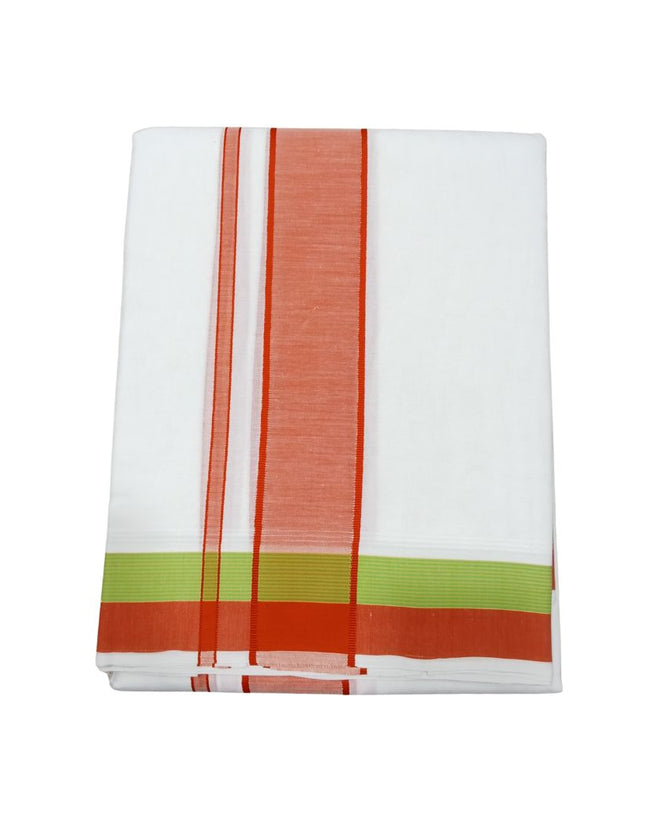 Men Pure Cotton D65 Fancy Seer Panchakacham Dhoti- 10x6