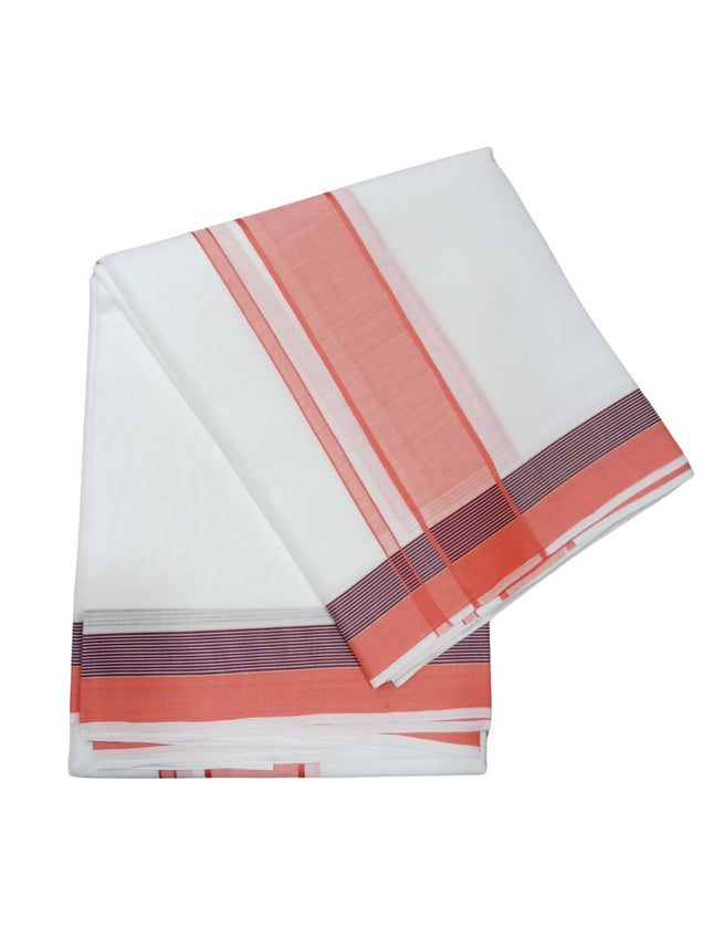 Men Pure Cotton D65 Fancy Seer Panchakacham Dhoti- 10x6