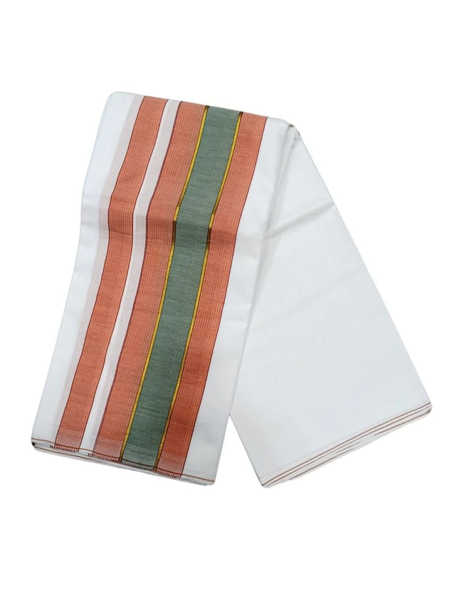 Men Pure Cotton Small Ayyangar Panchakacham Dhoti- 10x6
