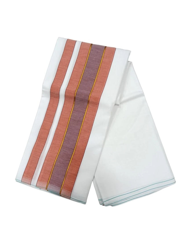 Men Pure Cotton Small Ayyangar Panchakacham Dhoti- 10x6
