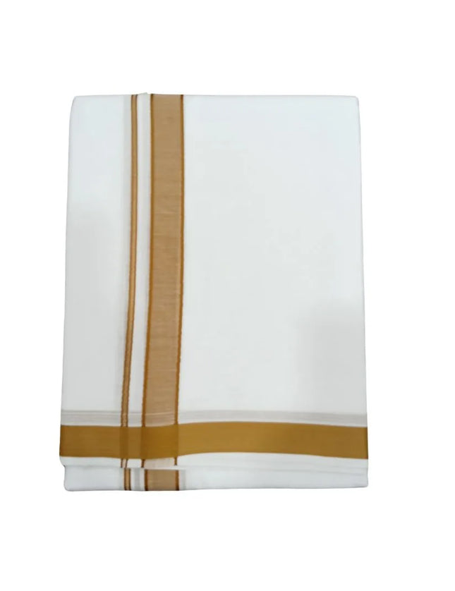 Men Pure Cotton Premium D-120 Panchakacham Dhoti-9x5