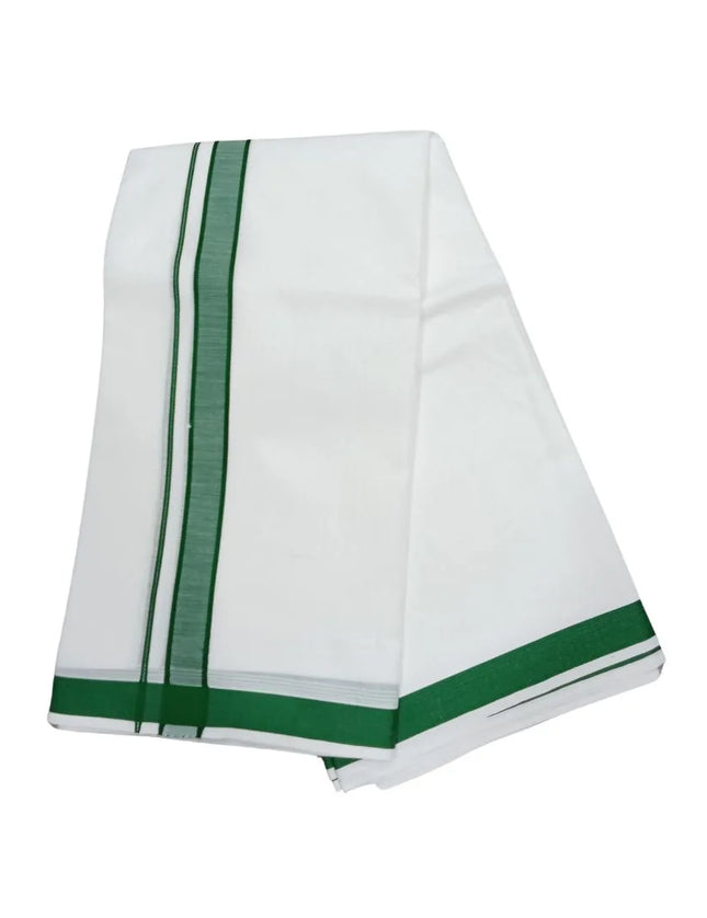 Men Pure Cotton Premium D-120 Panchakacham Dhoti-9x5