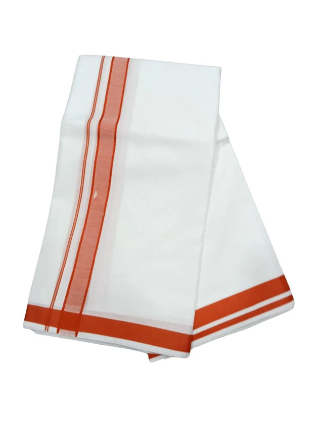 Men Pure Cotton Premium D-120 Panchakacham Dhoti-9x5