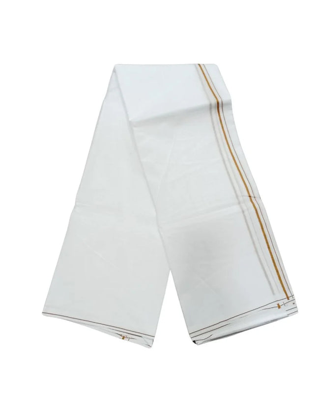 Men Pure Cotton Seer Panchakacham Dhoti-9x5