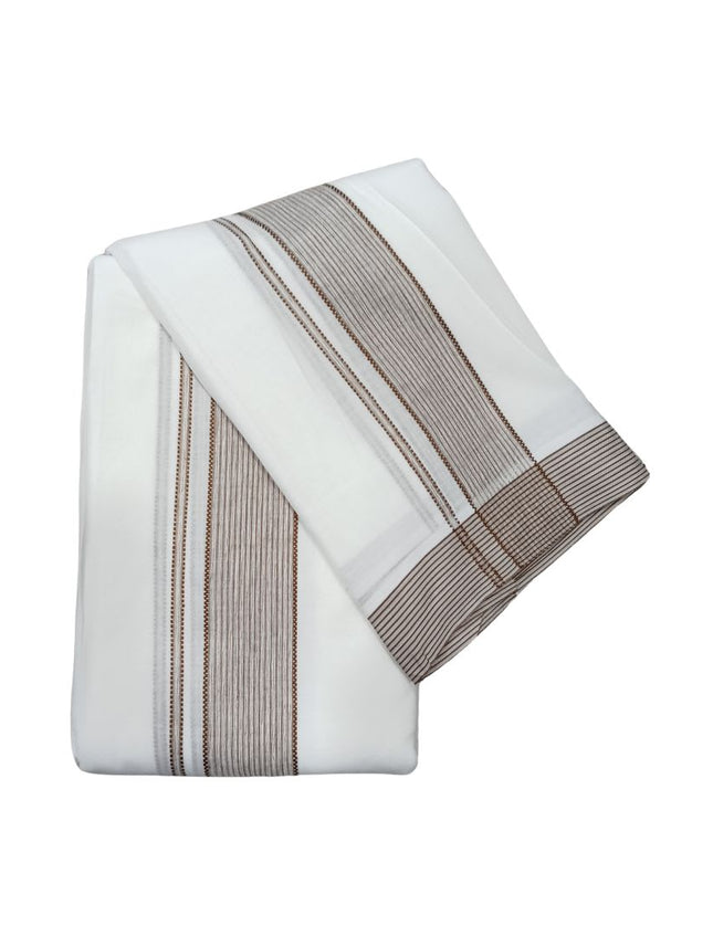 Men Pure Cotton Super Nice Seer Panchakacham Dhoti-9x5