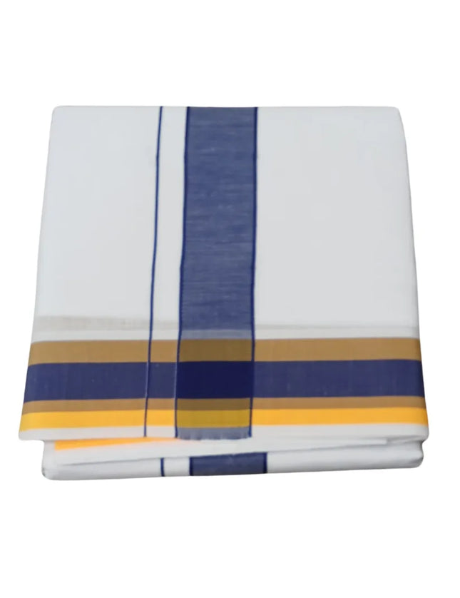 Men 2 Inch Deluxe Fancy Panchakacham Dhoti-9x5