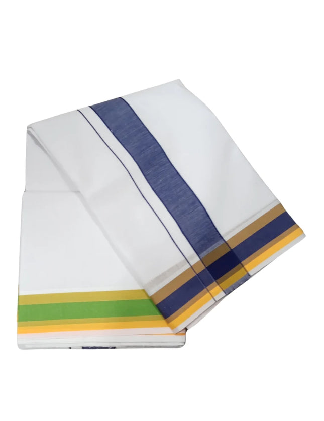 Men 2 Inch Deluxe Fancy Panchakacham Dhoti-9x5