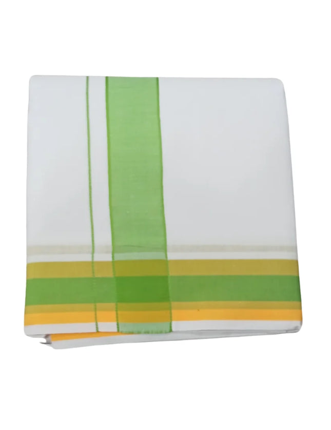 Men 2 Inch Deluxe Fancy Panchakacham Dhoti-9x5