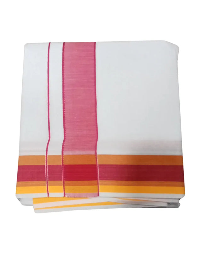 Men 2 Inch Deluxe Fancy Panchakacham Dhoti-9x5