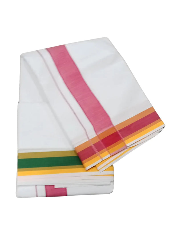 Men 2 Inch Deluxe Fancy Panchakacham Dhoti-9x5