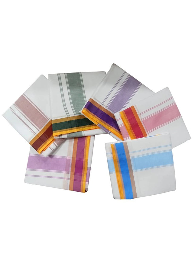 Men 2 Inch Deluxe Fancy Panchakacham Dhoti-9x5