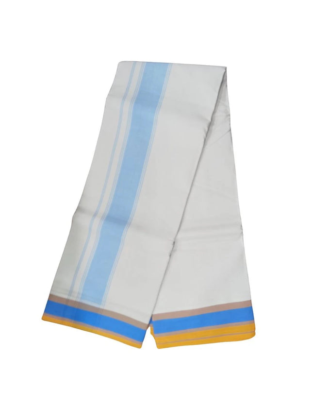 Men 2 Inch Deluxe Fancy Panchakacham Dhoti-9x5