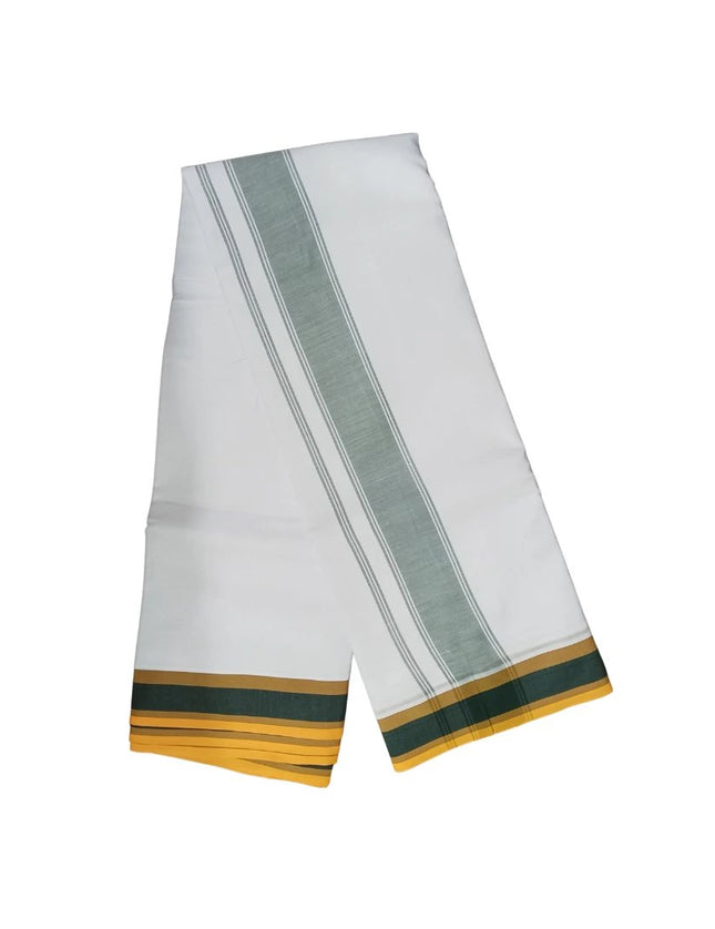 Men 2 Inch Deluxe Fancy Panchakacham Dhoti-9x5