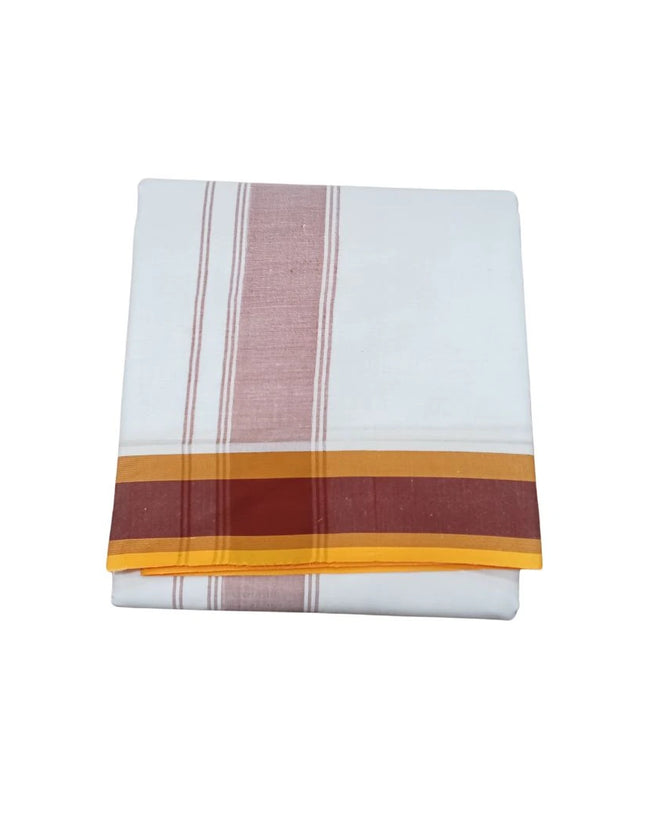 Men 2 Inch Deluxe Fancy Panchakacham Dhoti-9x5