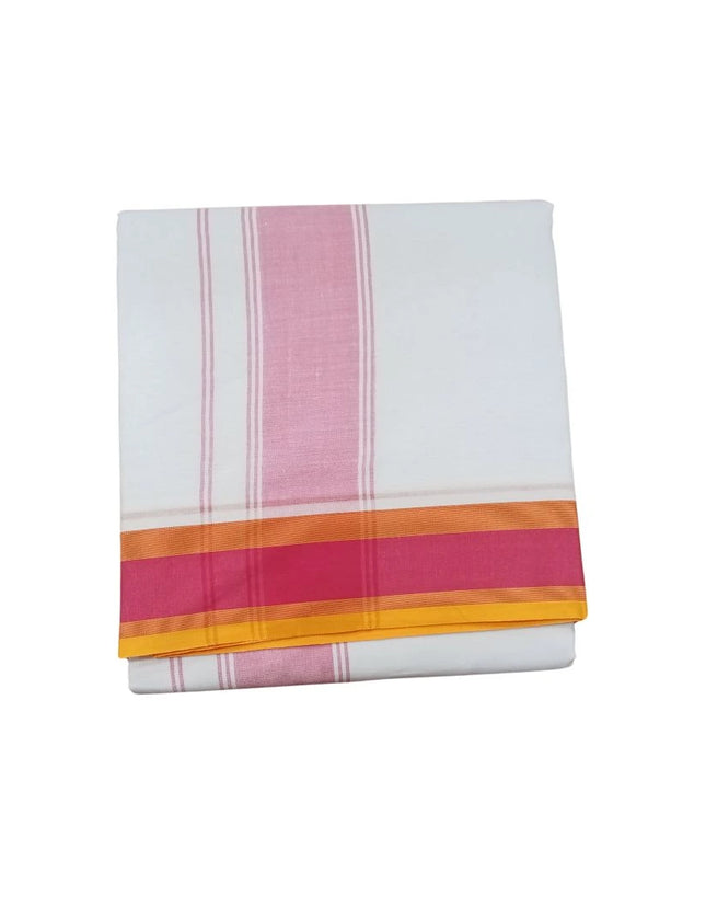 Men 2 Inch Deluxe Fancy Panchakacham Dhoti-9x5