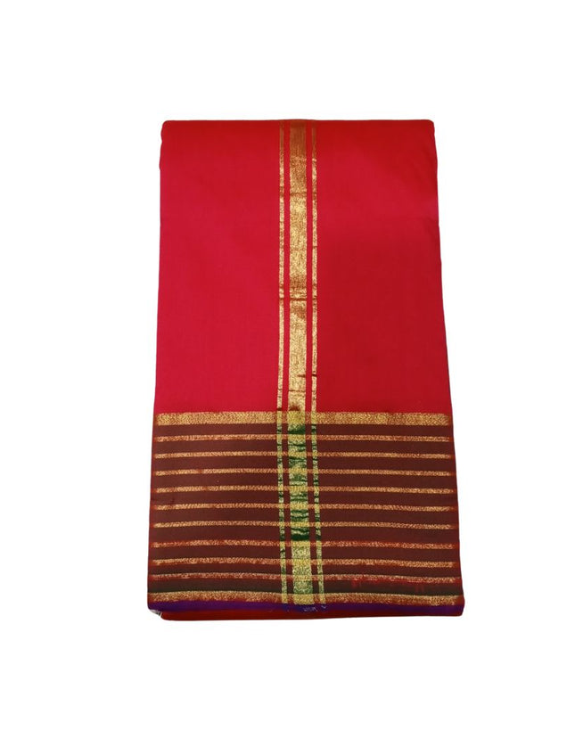 Men Art Silk  Karishma CK Panchakacham Dhoti 9x5