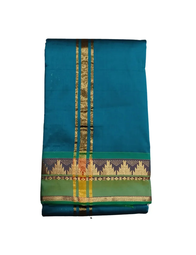 Men Art Silk Karishma CK Panchakacham Dhoti 9x5