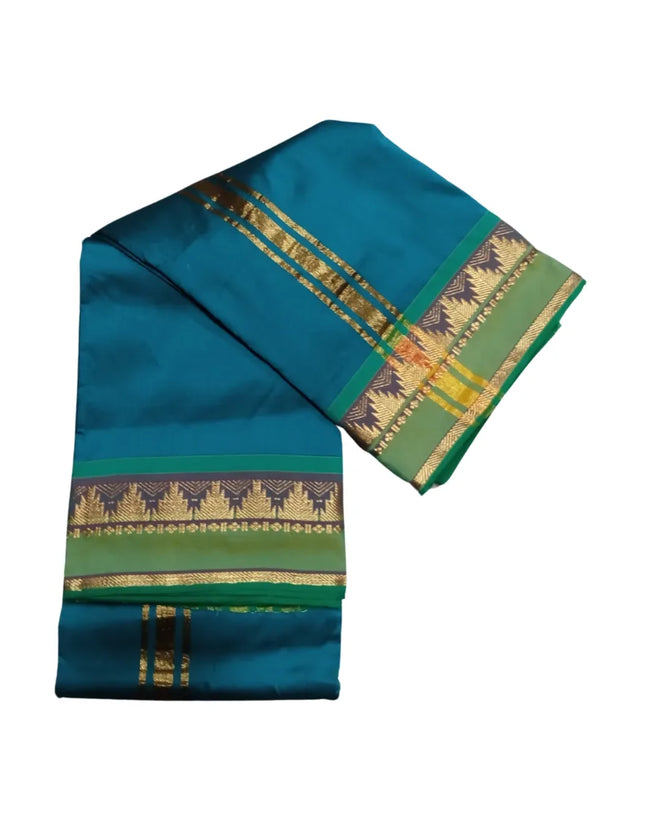 Men Art Silk Karishma CK Panchakacham Dhoti 9x5