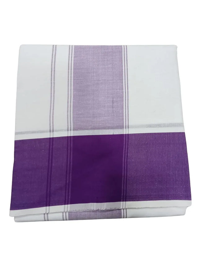 Men Cotton 5 Inch Plain Panchakacham Dhoti 9x5
