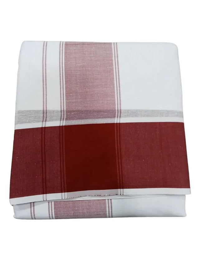 Men Cotton 5 Inch Plain Panchakacham Dhoti 9x5