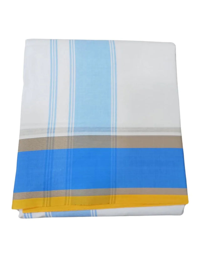 Men Cotton 5 Inch Deluxe Fancy Panchakacham Dhoti 10x6