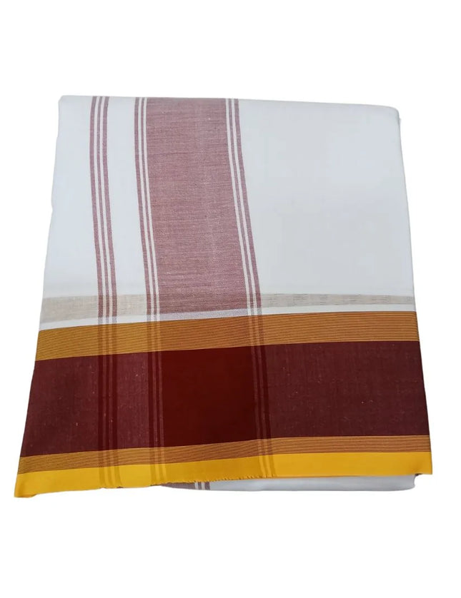 Men Cotton 5 Inch Deluxe Fancy Panchakacham Dhoti 10x6