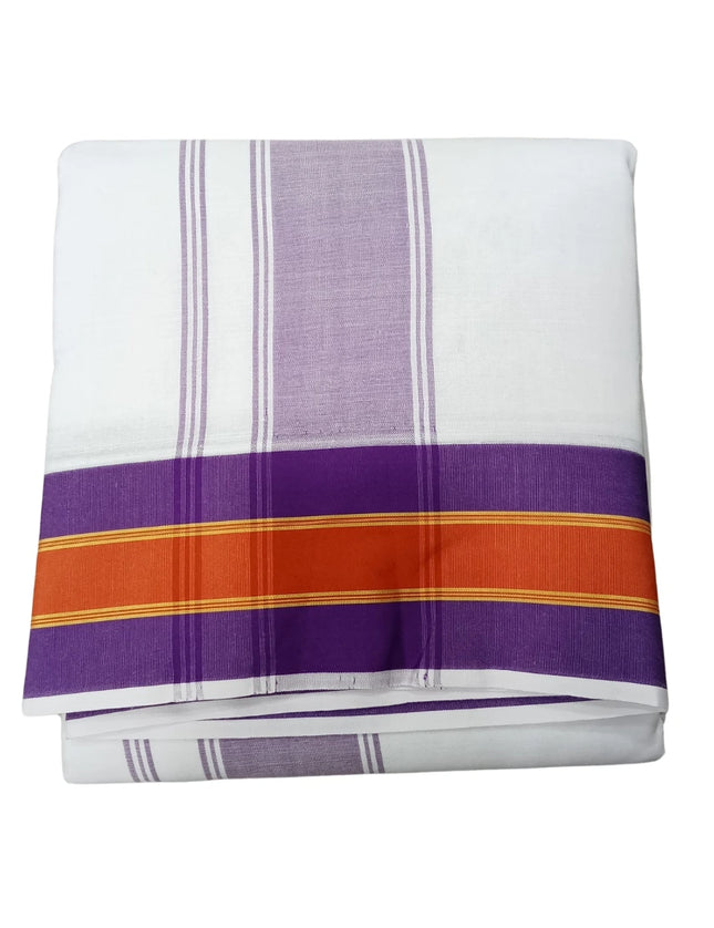 Men Cotton 5 Inch Double Colour Panchakacham Dhoti 10x6
