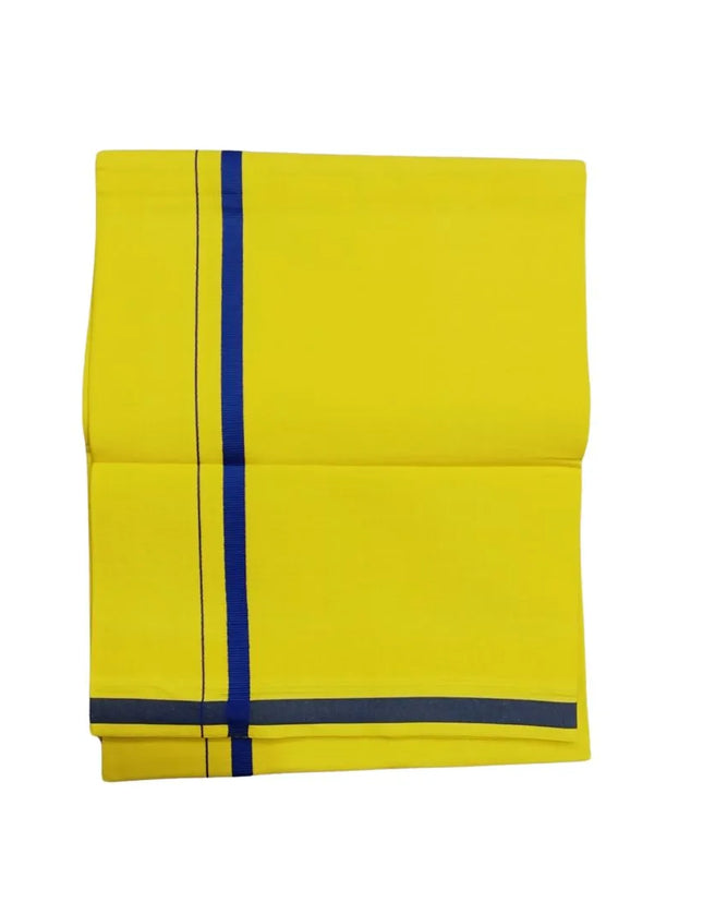 Men Cotton Gundanju Colour Single Dhoti- 2.50m