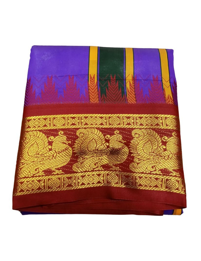 Men Art Silk Karishma Panchakacham Dhoti- 10x6