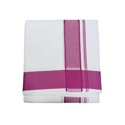 Men Pure Cotton 2INCH Thillana Panchakacham Dhoti- 10x6