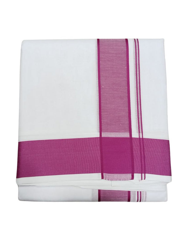 Men Pure Cotton 2INCH Thillana Panchakacham Dhoti- 10x6