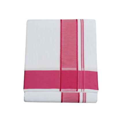 Men Pure Cotton 2INCH Thillana Panchakacham Dhoti- 10x6