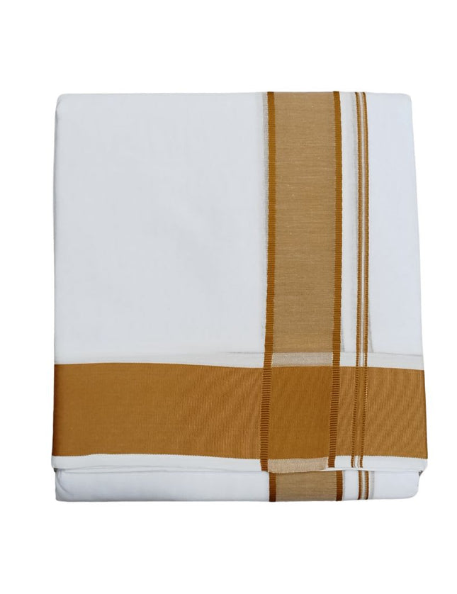 Men Pure Cotton 2INCH Thillana Panchakacham Dhoti- 10x6