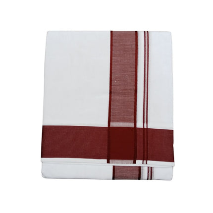 Men Pure Cotton 2INCH Thillana Panchakacham Dhoti- 10x6