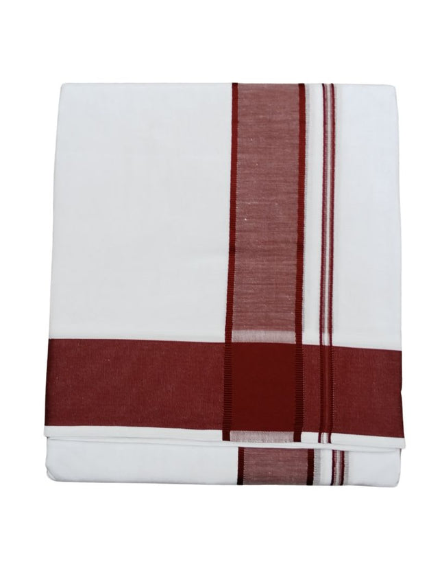 Men Pure Cotton 2INCH Thillana Panchakacham Dhoti- 10x6