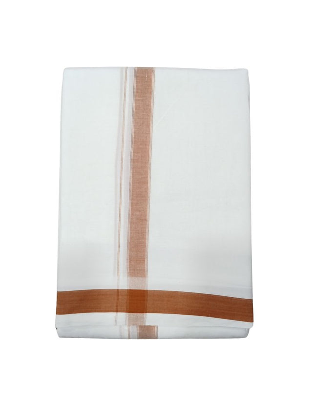 Men Pure Cotton 3x4inch Super Nice Panchakacham Dhoti-9x6