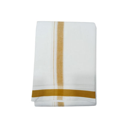 Men Pure Cotton 3x4inch Super Nice Panchakacham Dhoti-9x6