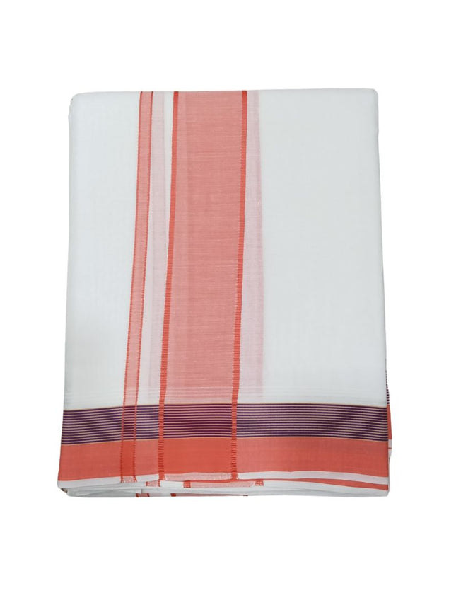 Men Pure Cotton D65 Fancy Seer Panchakacham Dhoti- 10x6