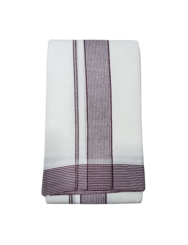 Men Pure Cotton Super Nice Seer Panchakacham Dhoti-9x5