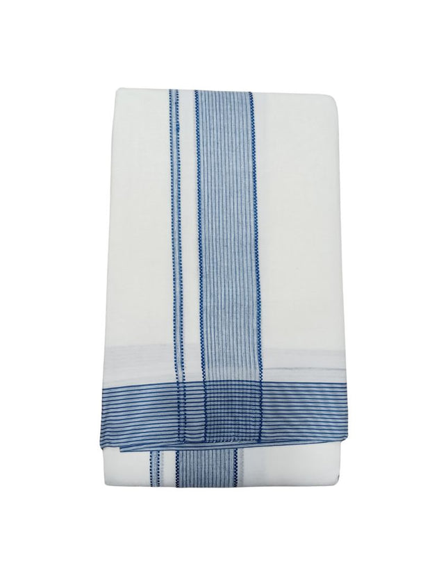 Men Pure Cotton Super Nice Seer Panchakacham Dhoti-9x5