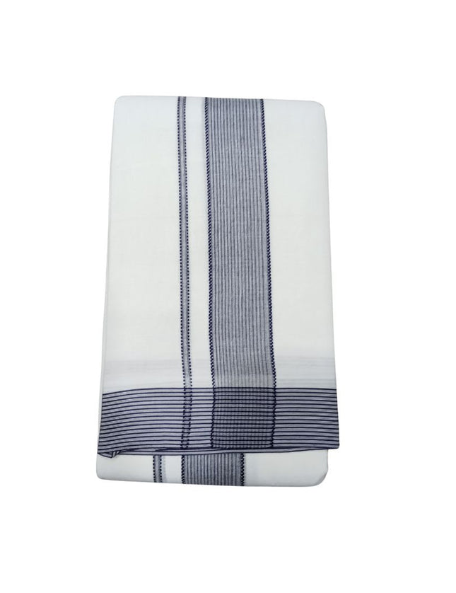 Men Pure Cotton Super Nice Seer Panchakacham Dhoti-9x5