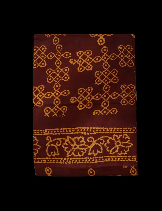 Madurai 100s Kolam Soft 6 Yards Sarees