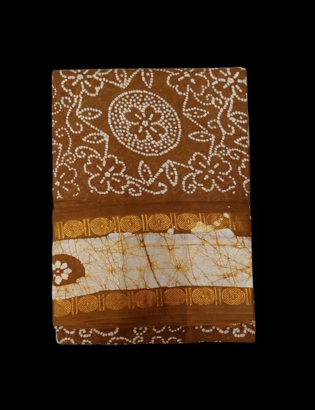 Madurai  Adayar Mist Soft Cotton 6 yards Sarees