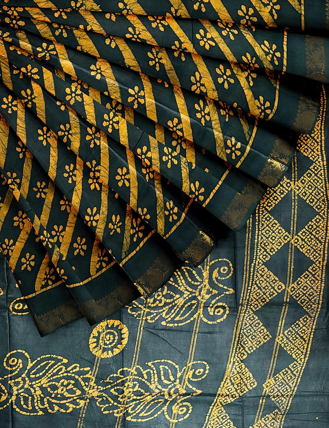 Madurai Cross Wax 6 yards Sarees